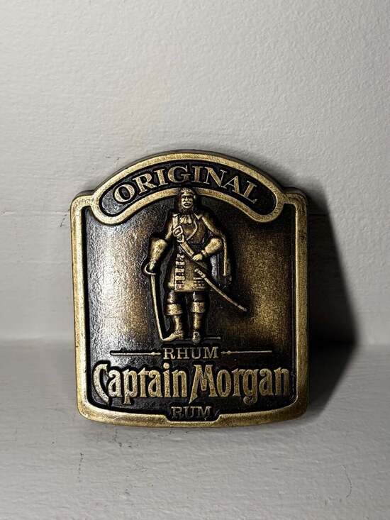 Captain Morgan Other - Captain Morgan Original Rhum Belt Buckle Brass Vintage